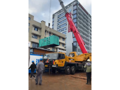 博杜安配套悅成無刷發電機的 500KW 集裝箱式低噪聲柴油發電機組到貨客戶